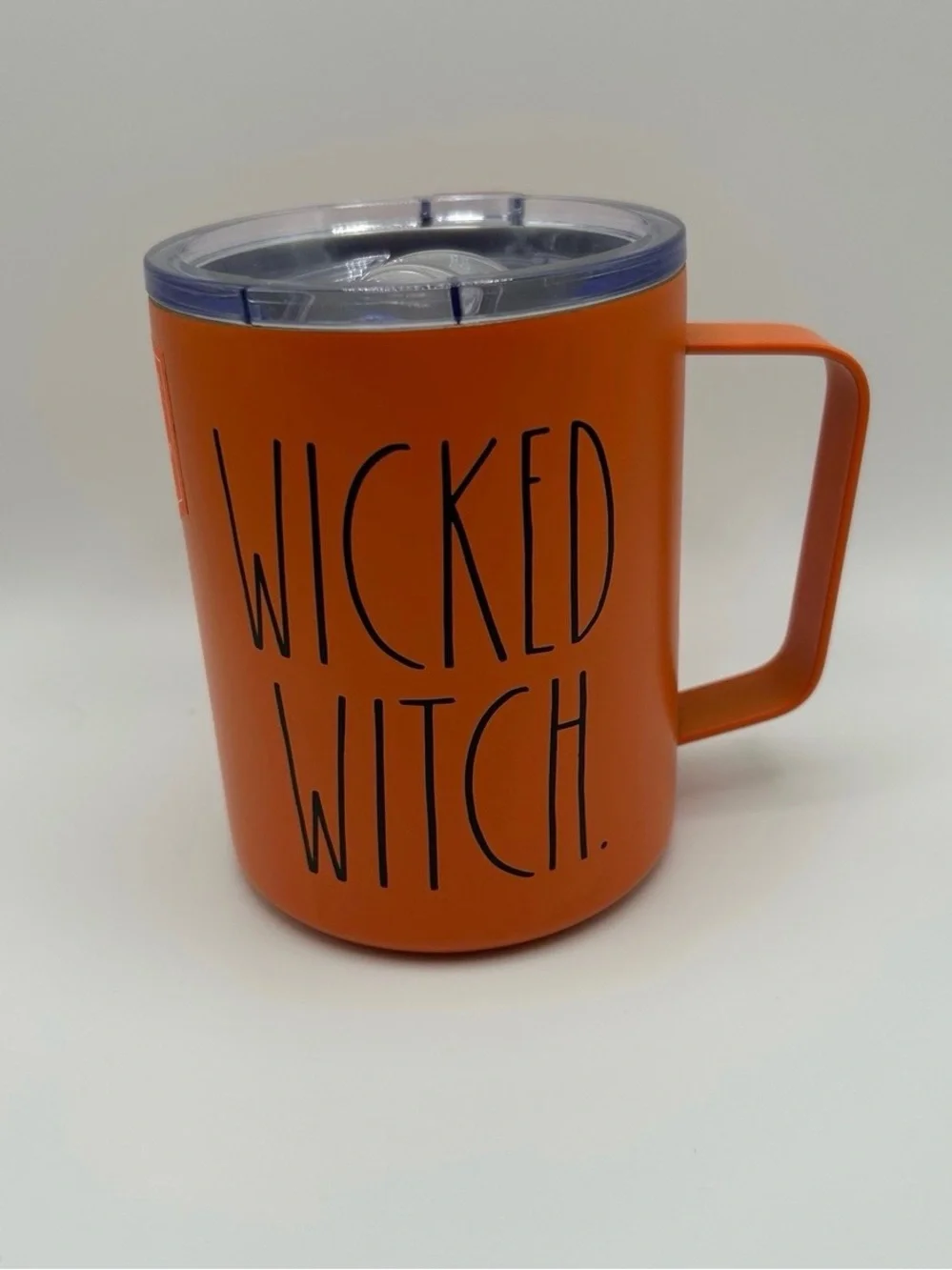 Rae Dunn Orange 'WICKED WITCH' Insulated Mug